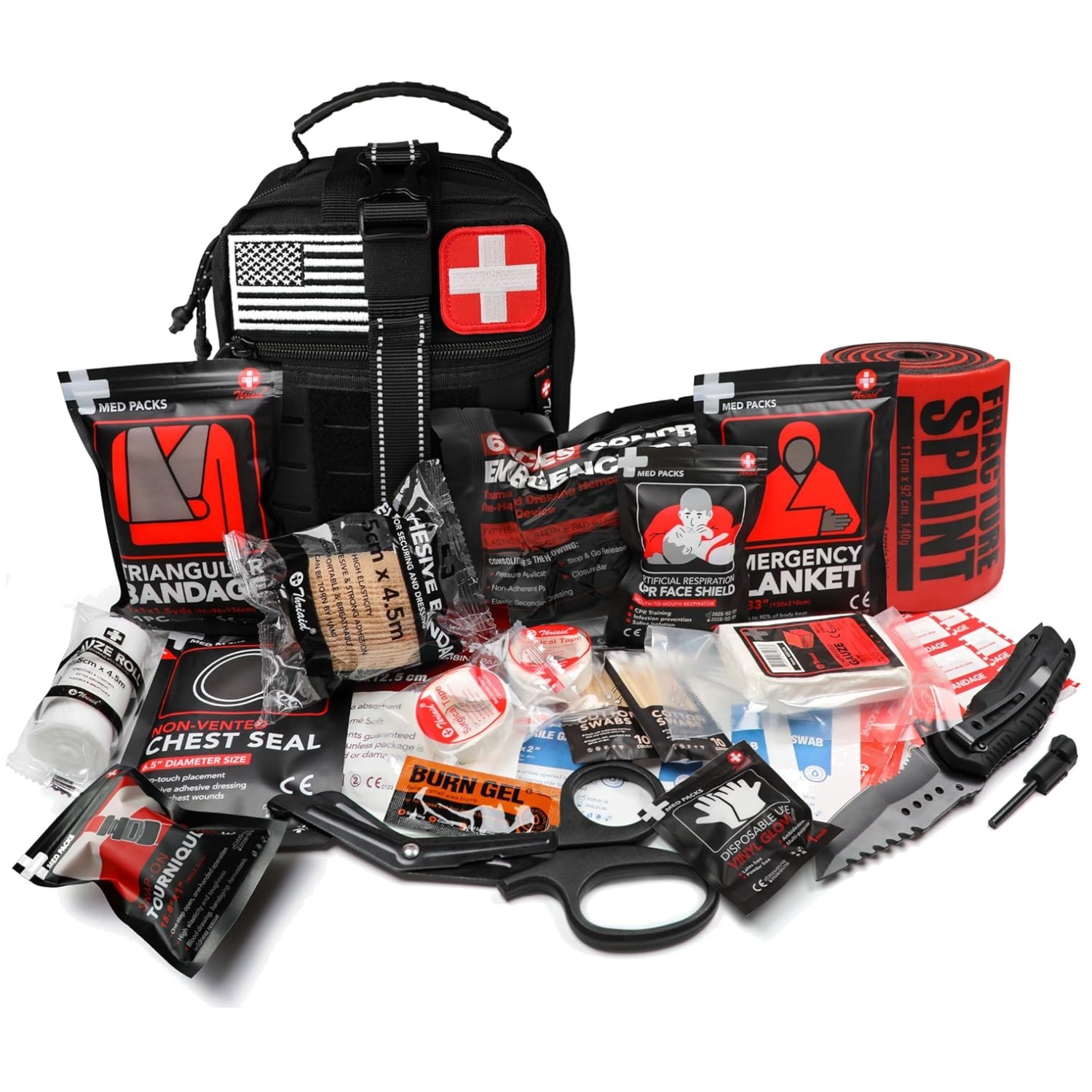 Survival IFAK with Israeli Bandage