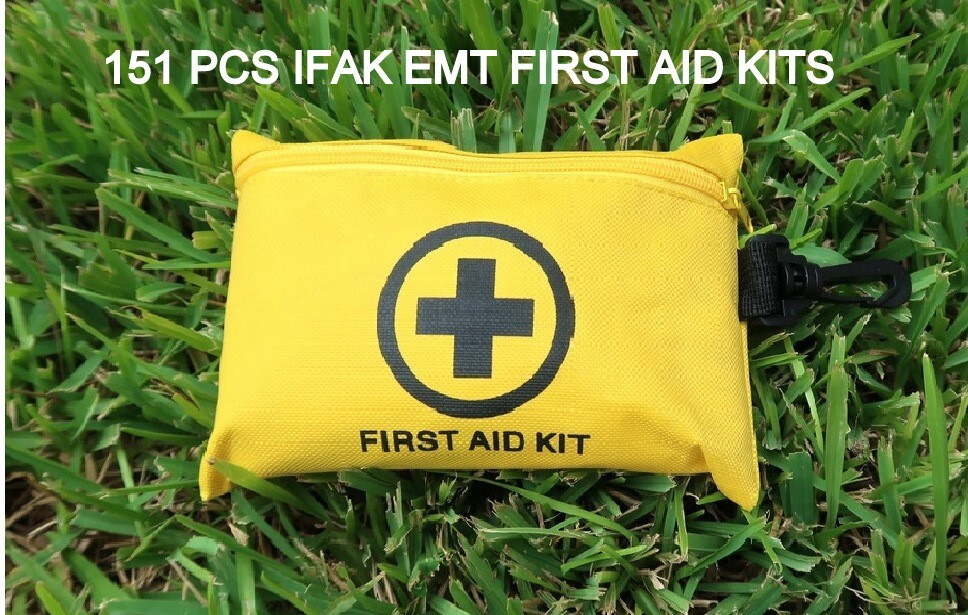 151Pc First Aid Kit Medical Emergency Trauma Military Survival Travel U.S Seller