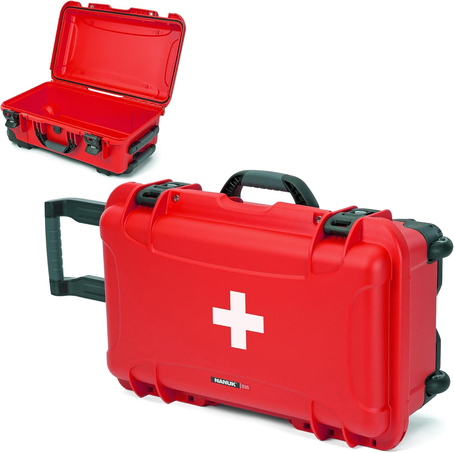 NANUK 935 Wheeled Waterproof First Aid Box Empty – Durable, Medical First Aid Or