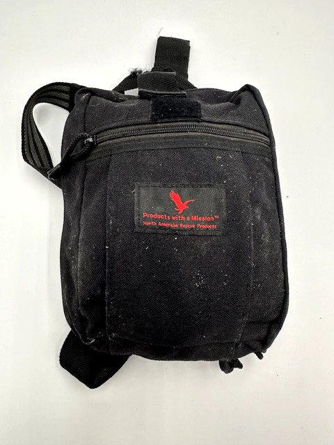 North American Rescue Products Black Nylon ALS Leg Bag Medical Kit – Loaded