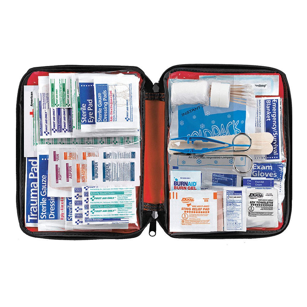 AMERICAN RED CROSS 711442 First Aid Kit w/House,299pcs,2 1/8×9.5" 46G231