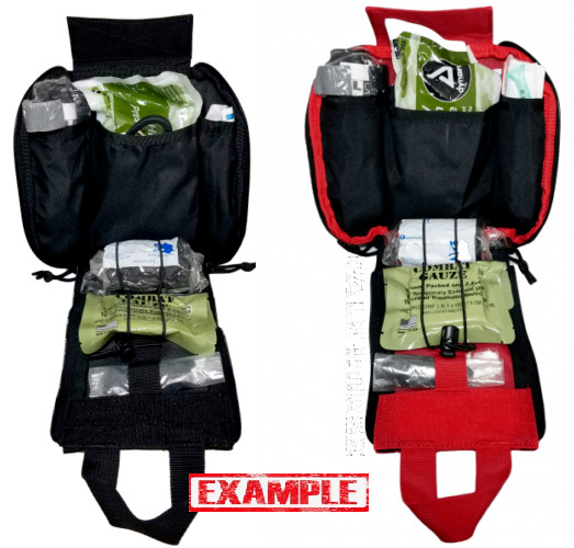 ELITE FIRST AID Patrol Trauma Kit (LvL 2) STOCKED Tactical First Responder EMS