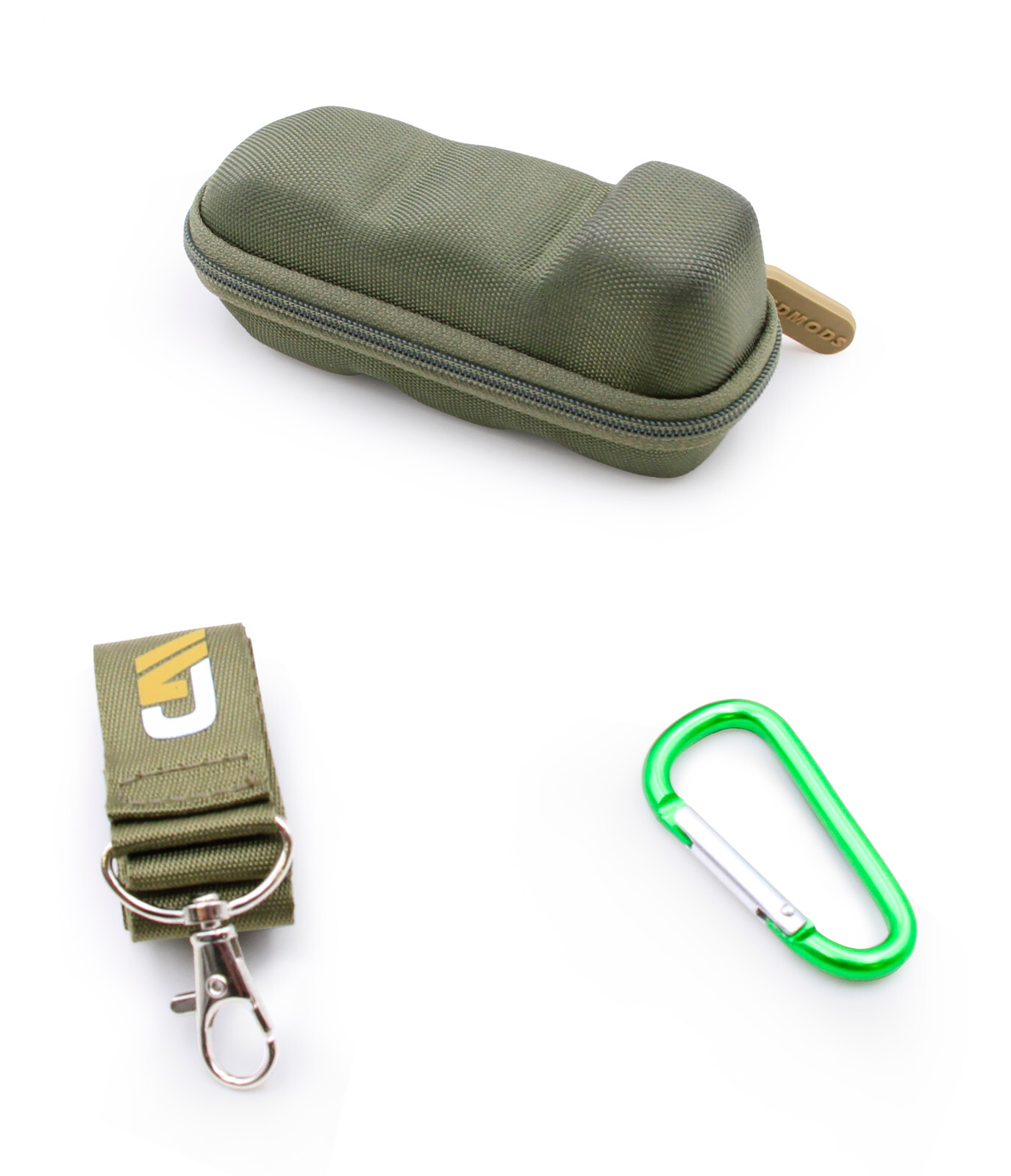 CM Green Asthma Inhaler Travel Case Does Not Include Inhaler Medicine