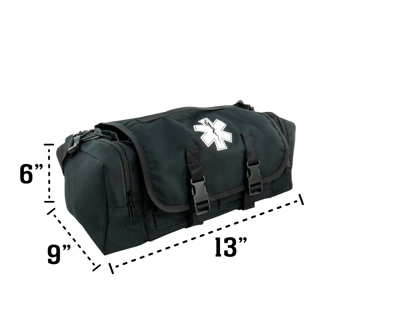 LINE2design Economical Bag First Aid EMS Medical First Responder Paramedic Black