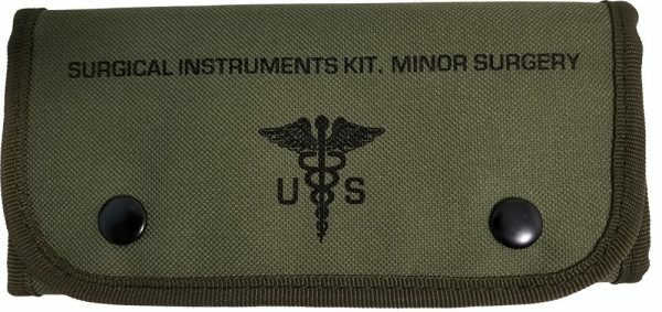 OD Green First Aid Surgical Kit Military Molle Pouch Survival Medical -16 Pieces