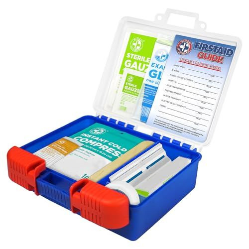 Be Smart Get Prepared 110 pc First Aid Kit: 1 Count (Pack of 1), Dark Blue