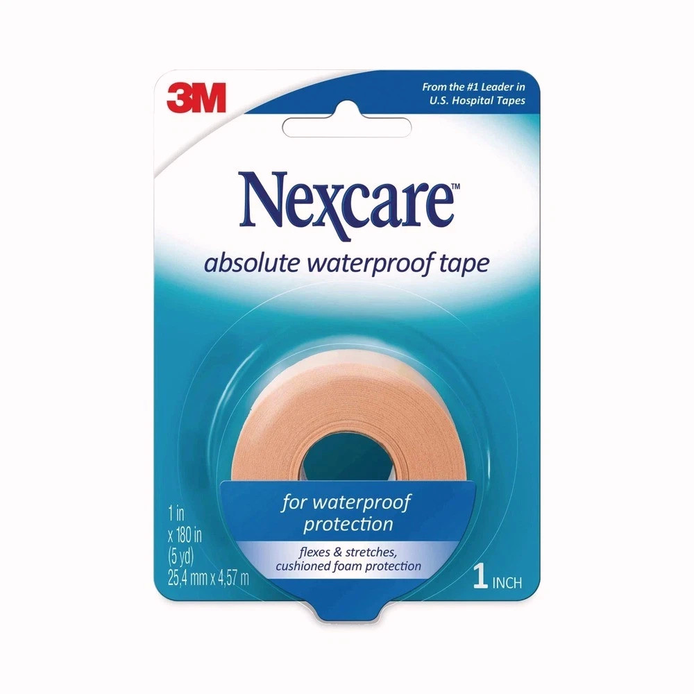 3M 731 1" x 180" Foam Absolute Waterproof First Aid Tape (1 Roll) New
