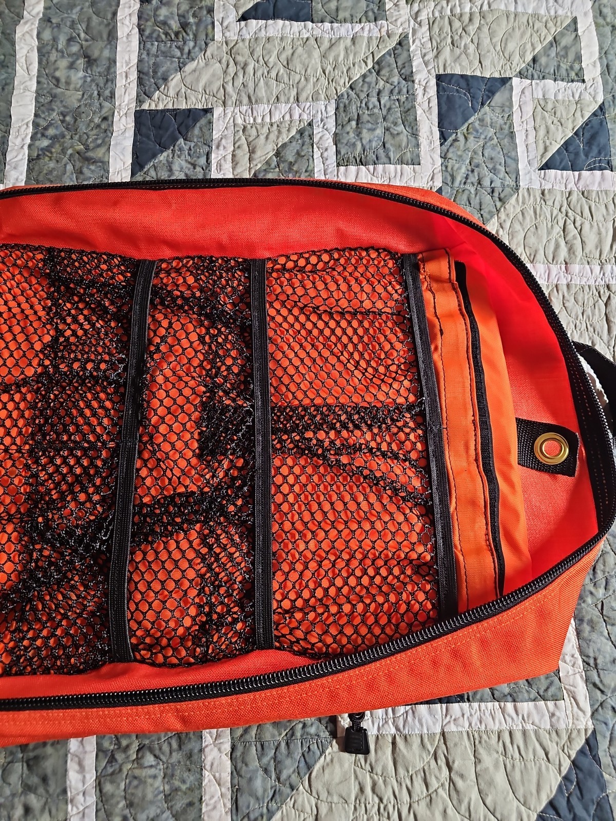 Trauma Backpack Bag, Orange, Empty Medical Bag Empty First Responder EMT W3