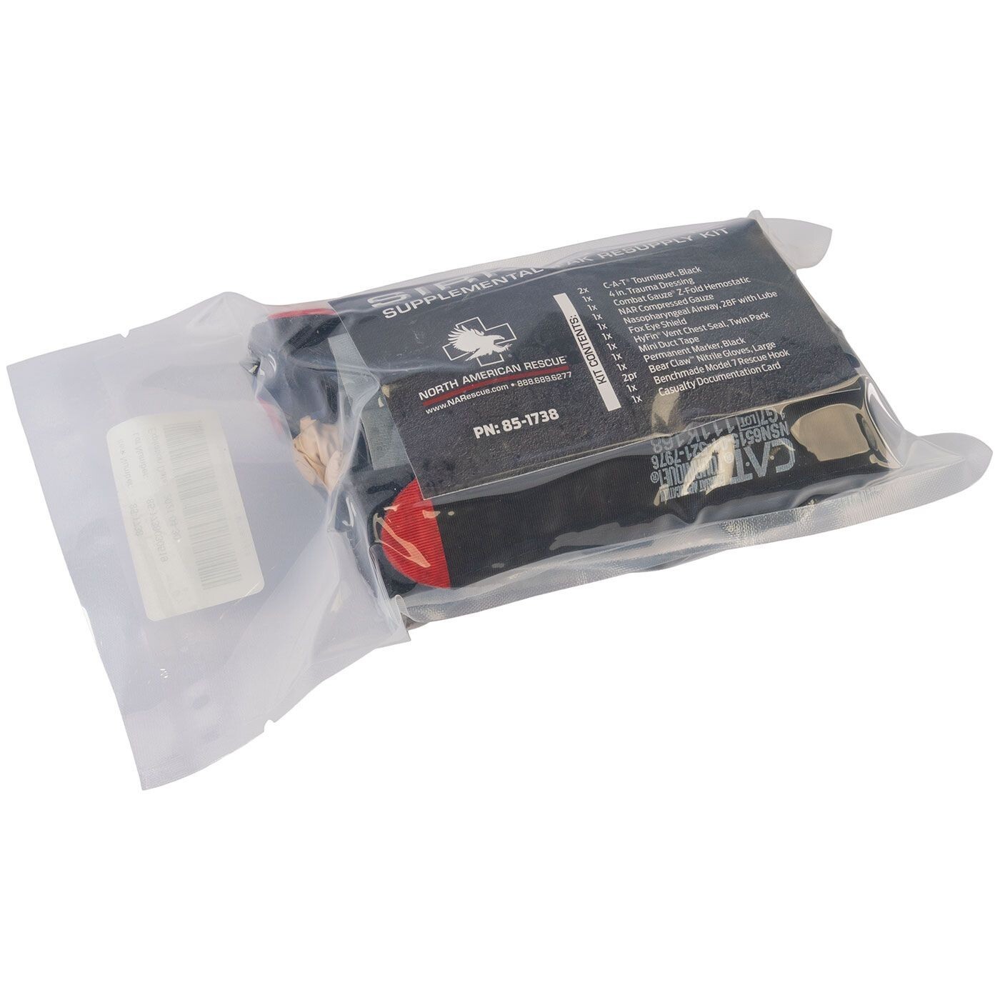 North American Rescue SIRK Gen II IFAK Resupply Kit w/ 2 Gen 7 Cat Tourniquets