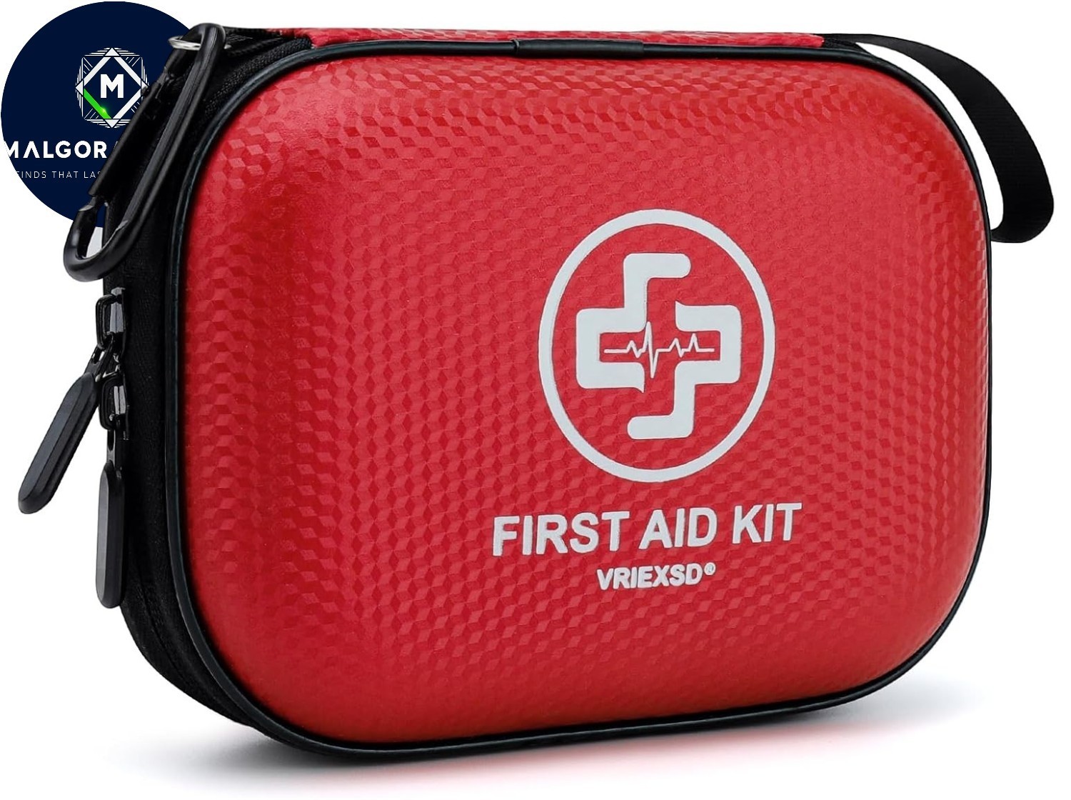 Mini First Aid Kit 150 Piece Waterproof Hard Case Travel Car Camping Emergency