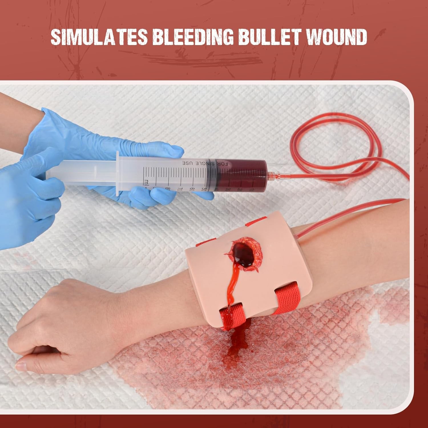 Wearable Bleeding Control Trauma Training Kit Stop the Bleeding Device