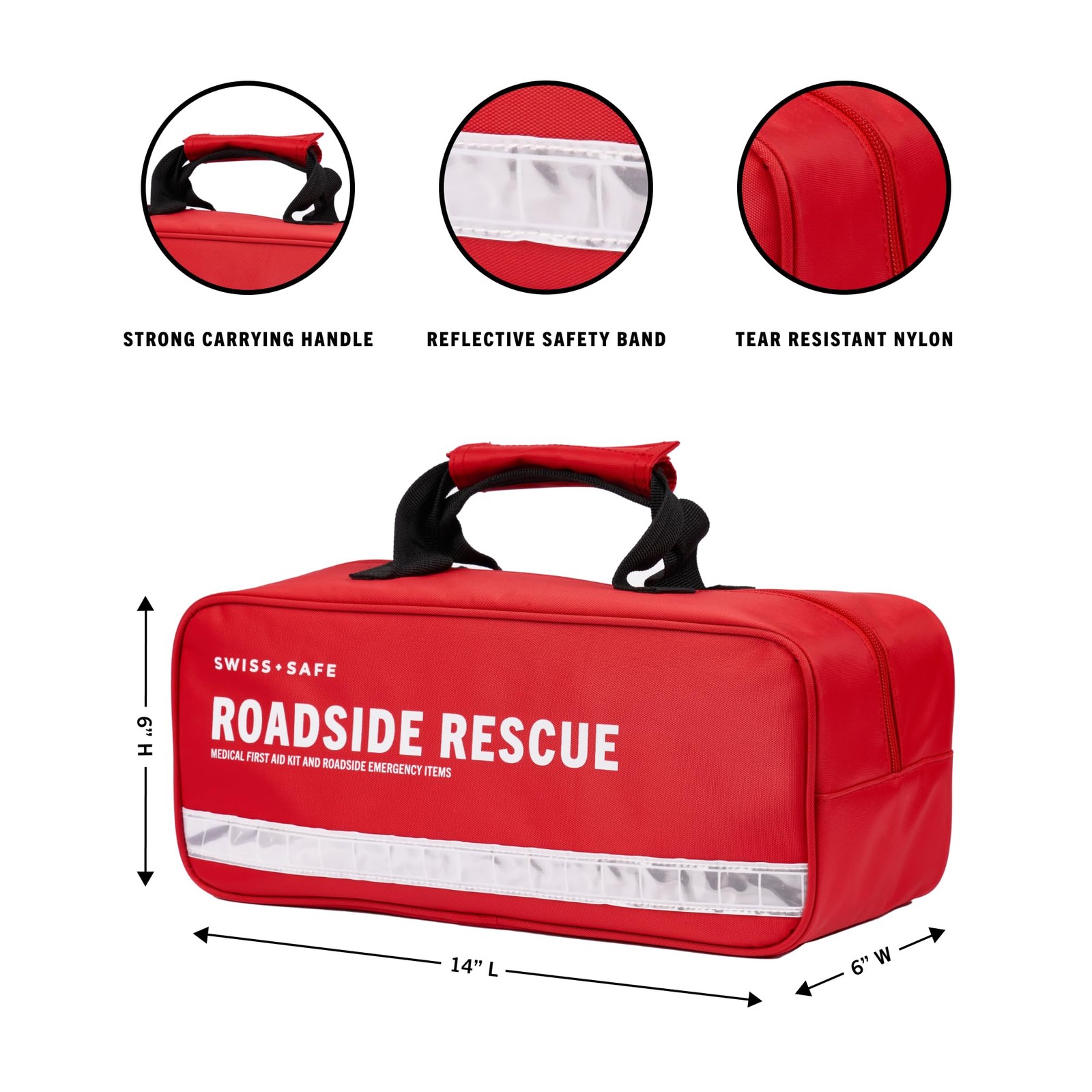 2-in-1 First Aid Kit for Car, Travel & Home, Businesses – Bonus Mini Kit for …