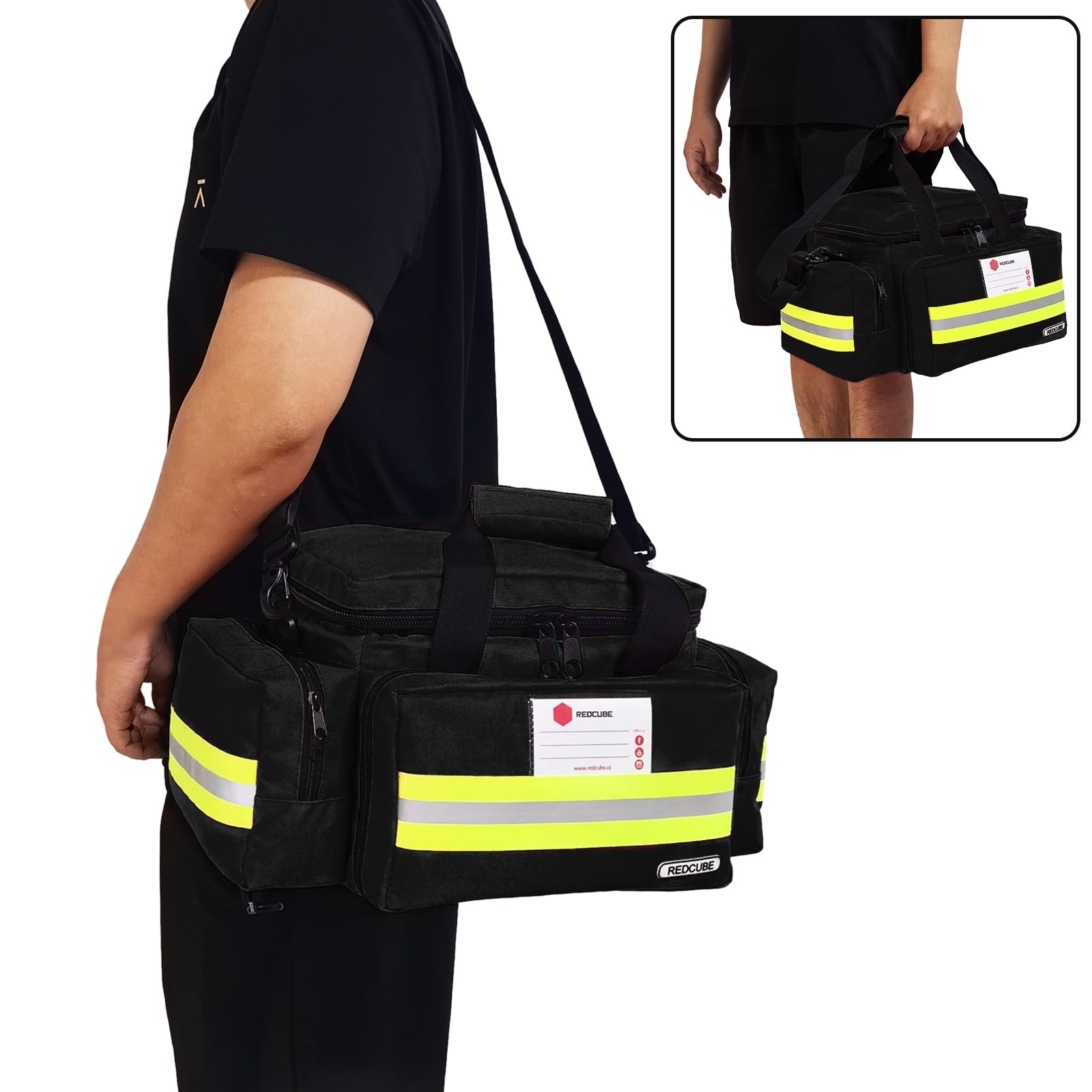 Bag,First Aid Bags Empty,Professional Responder Trauma Bag Bag with Multiple …