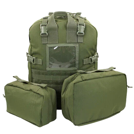 ELITE FIRST AID Stomp Medical Kit STOCKED Trauma Advanced Medical Care OD GREEN