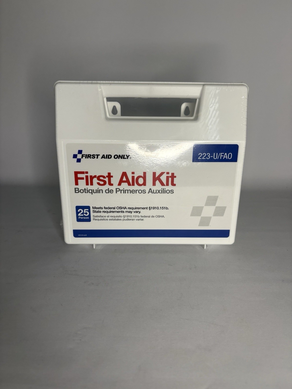 25 Person Bulk Plastic ANSI A, First Aid Kit With Dividers 89 Pieces