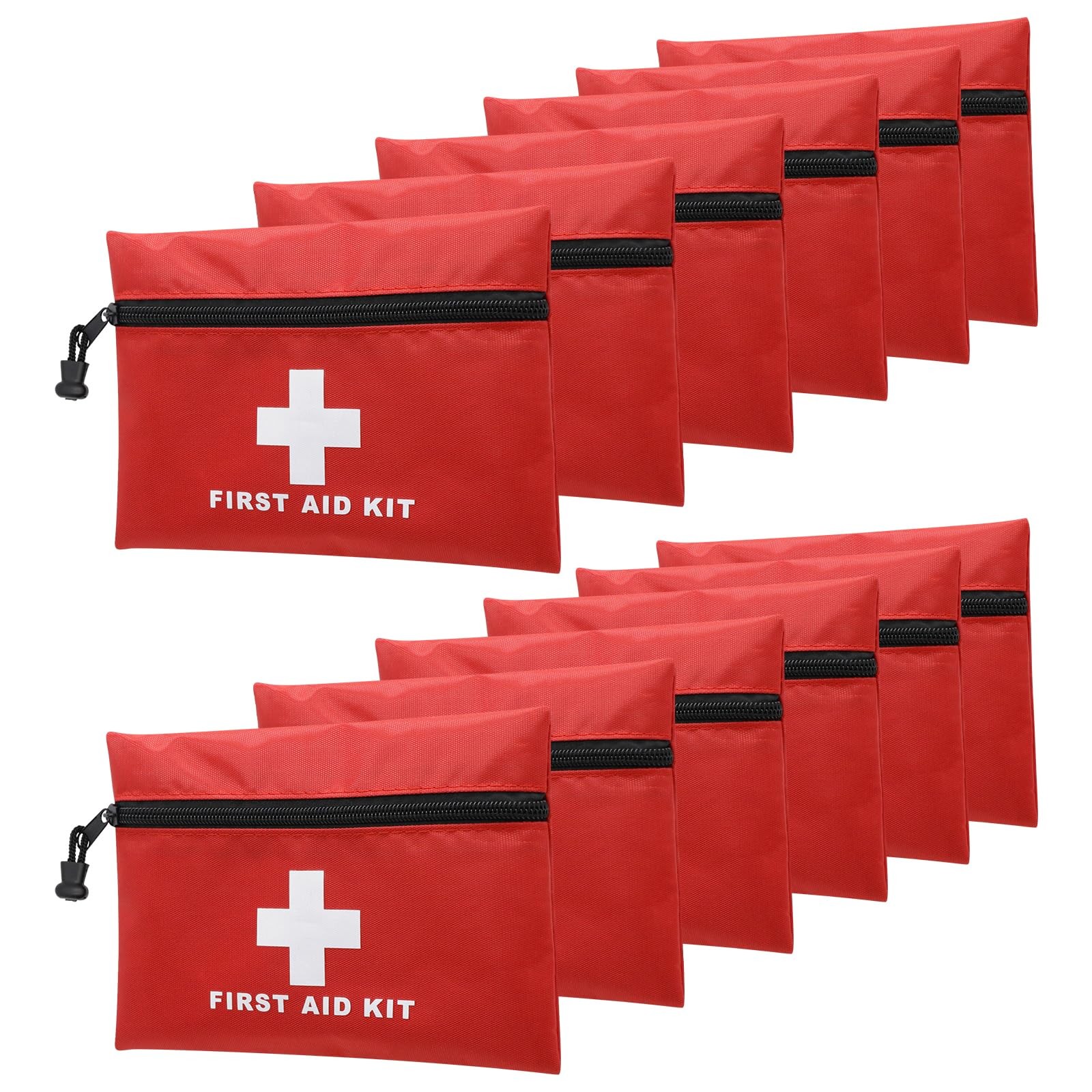 6Pcs Mini Empty First Aid Bag, 7.87×5.51 inches Travel Essentials Medical Pou…