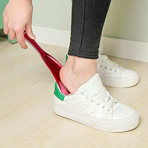 2 Pcs Mini Shoe Horns – Flexible Thermoplastic Shoe Helper, Compact & Portable