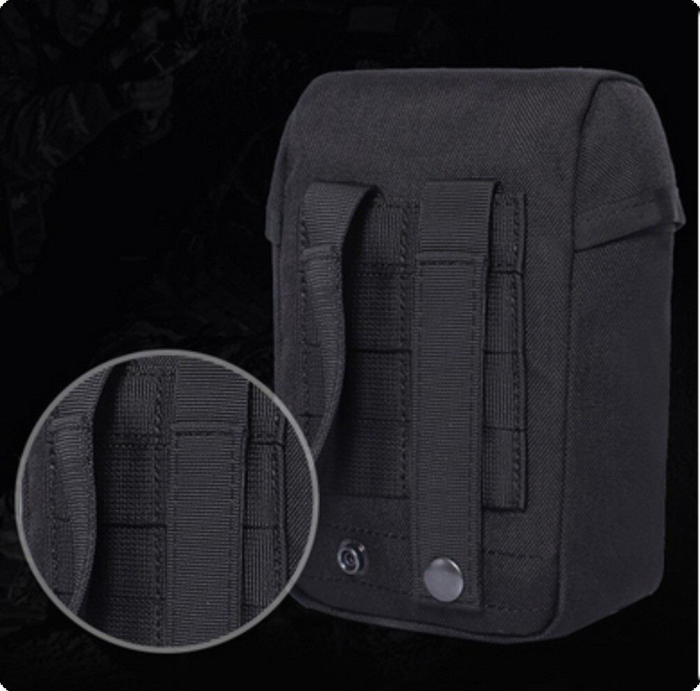 Multi-Purpose Compact Small Medical Bag Tactical Molle EDC Waist Utility Pouch