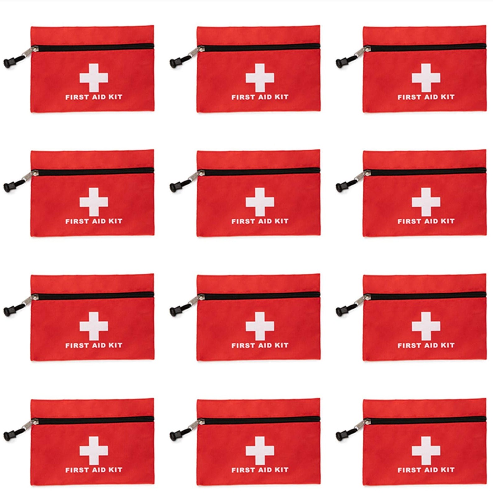 Red First Aid Bag Small First Aid Kit Empty Medical Storage Bag for First Aid…