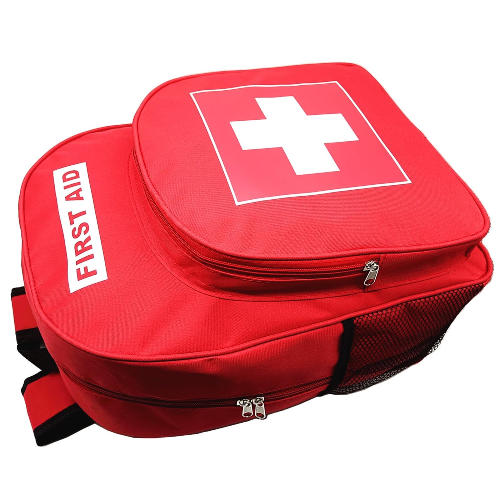 Red Bag First Aid Backpack Empty First Aid Bag Treatment First Responder Trau…