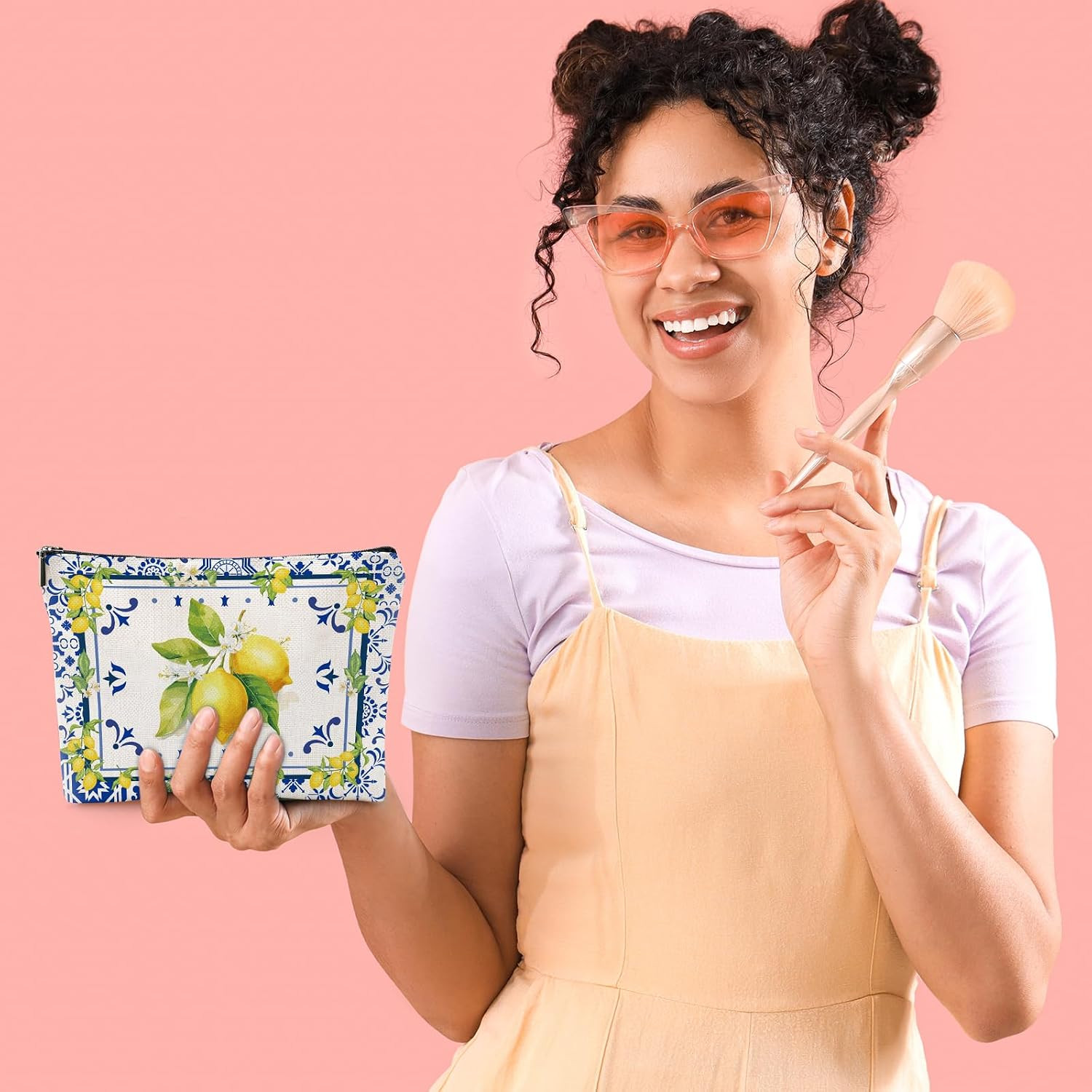 Amalfi Coast Souvenir – South Italy Travel Makeup Bags, Lemon Themed Party Gifts