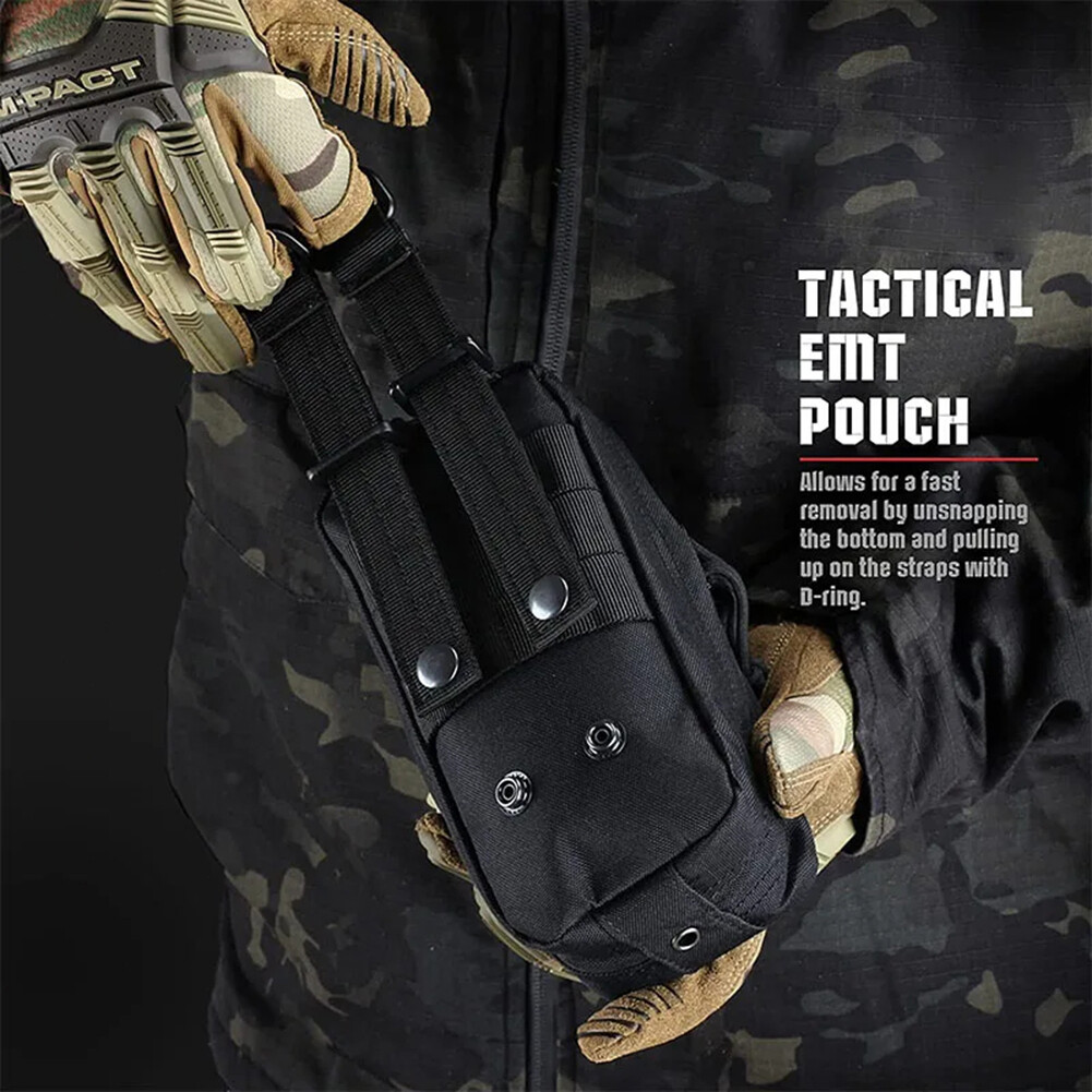 First Aid Medical IFAK Molle Small Tactical Bags Outdoor Emergency EMT Med Kits