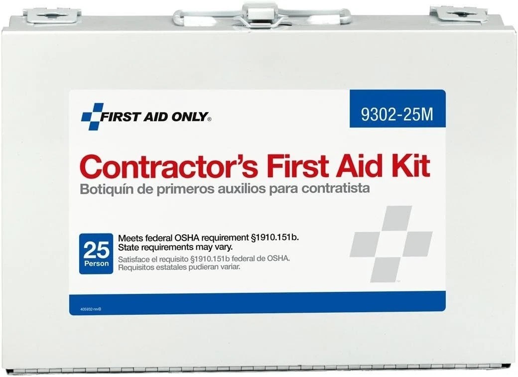 178-Piece Contractor's First Aid Kit – Ultimate Safety for Job Sites & Homes