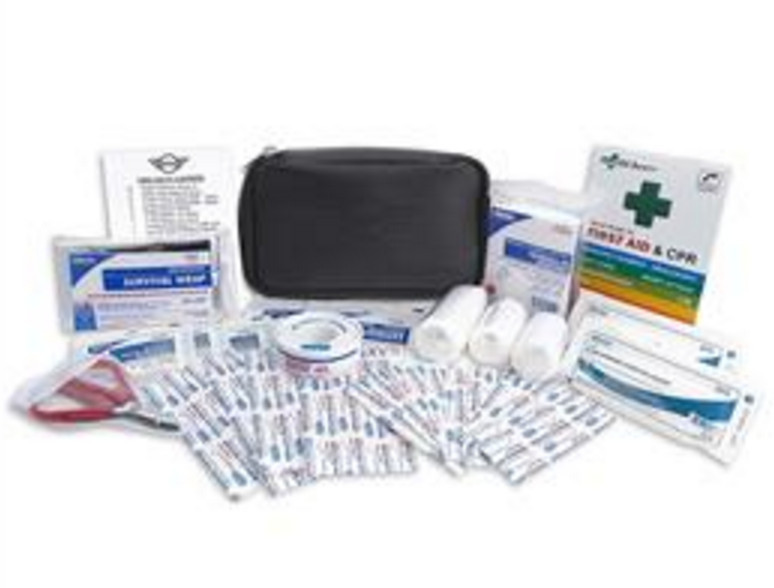 Mini Cooper Travel First Aid Kit Bandages Gauze Blanket Tape Scissor 82110049282