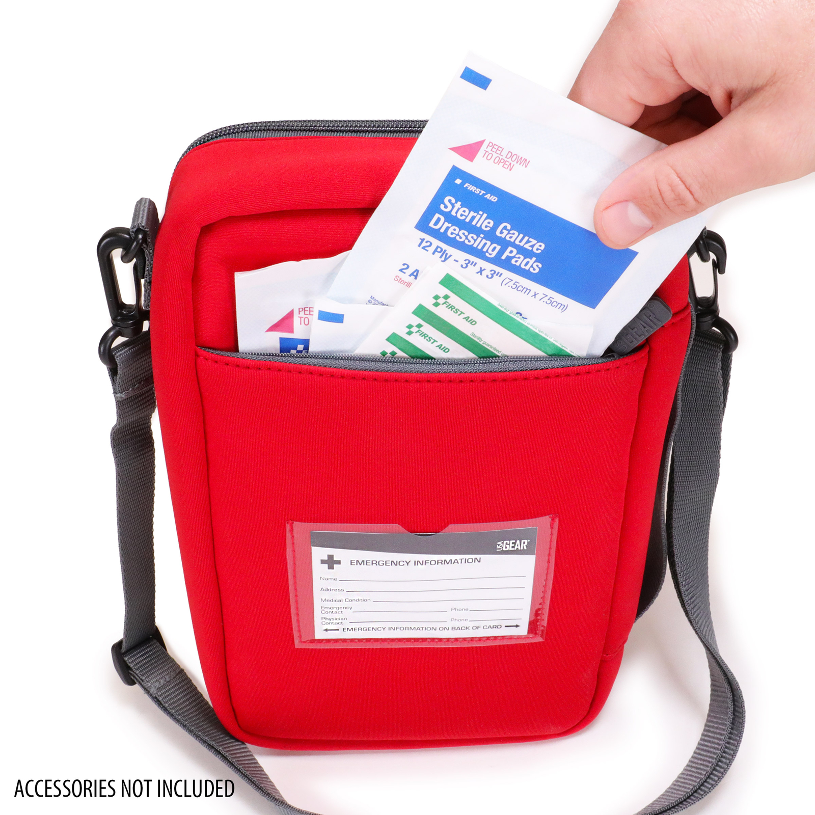 USA GEAR Epipen Shoulder Carry Case, Store Asthma Inhaler & more