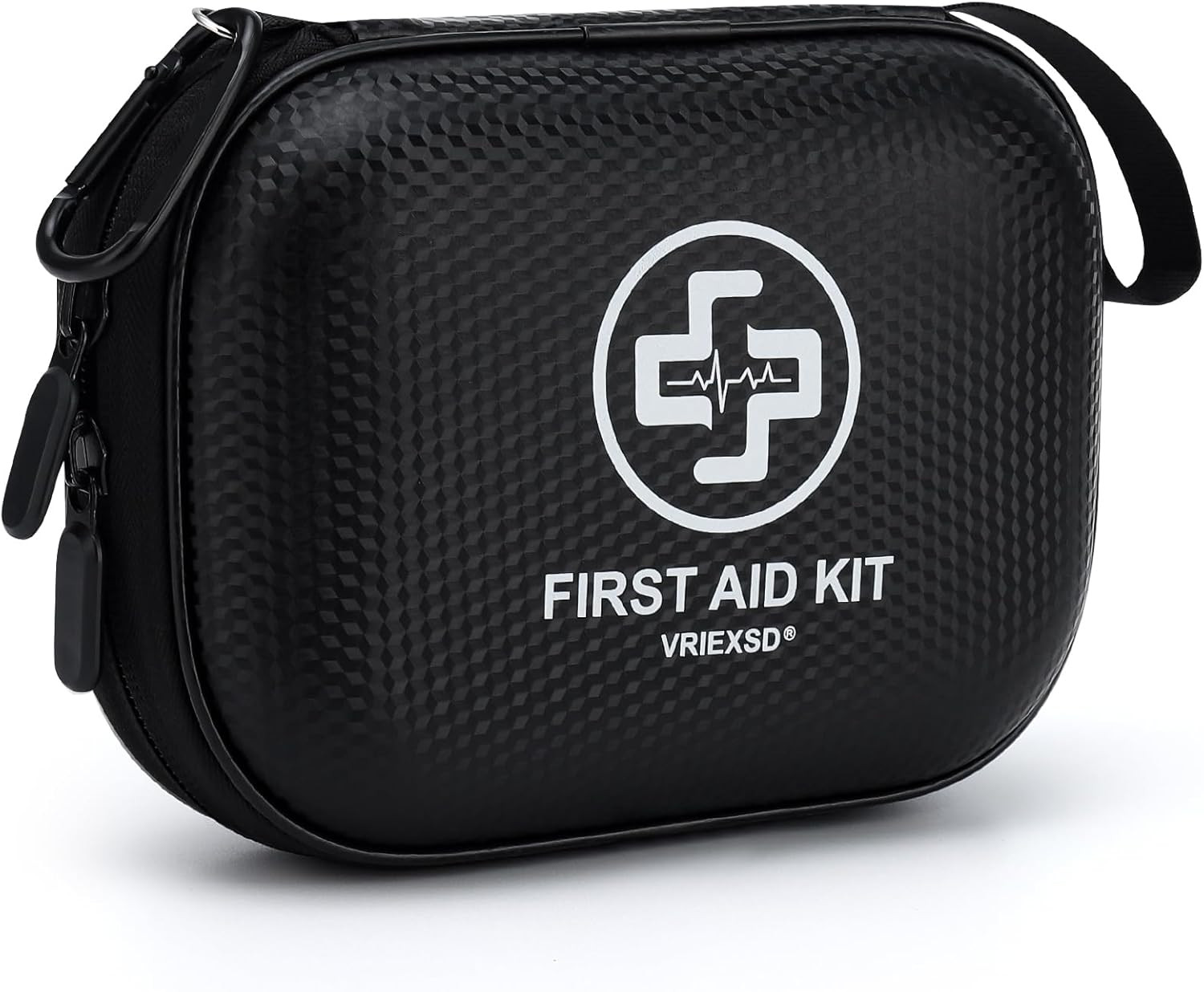 Mini First Aid Kit – 150 Piece Small Waterproof Hard Shell Medical Kit for Home,