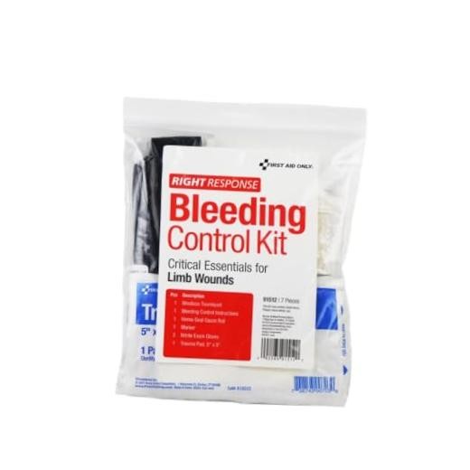 91512 Critical Essentials Bleeding Control Kit for 7 Pieces Limb Wounds