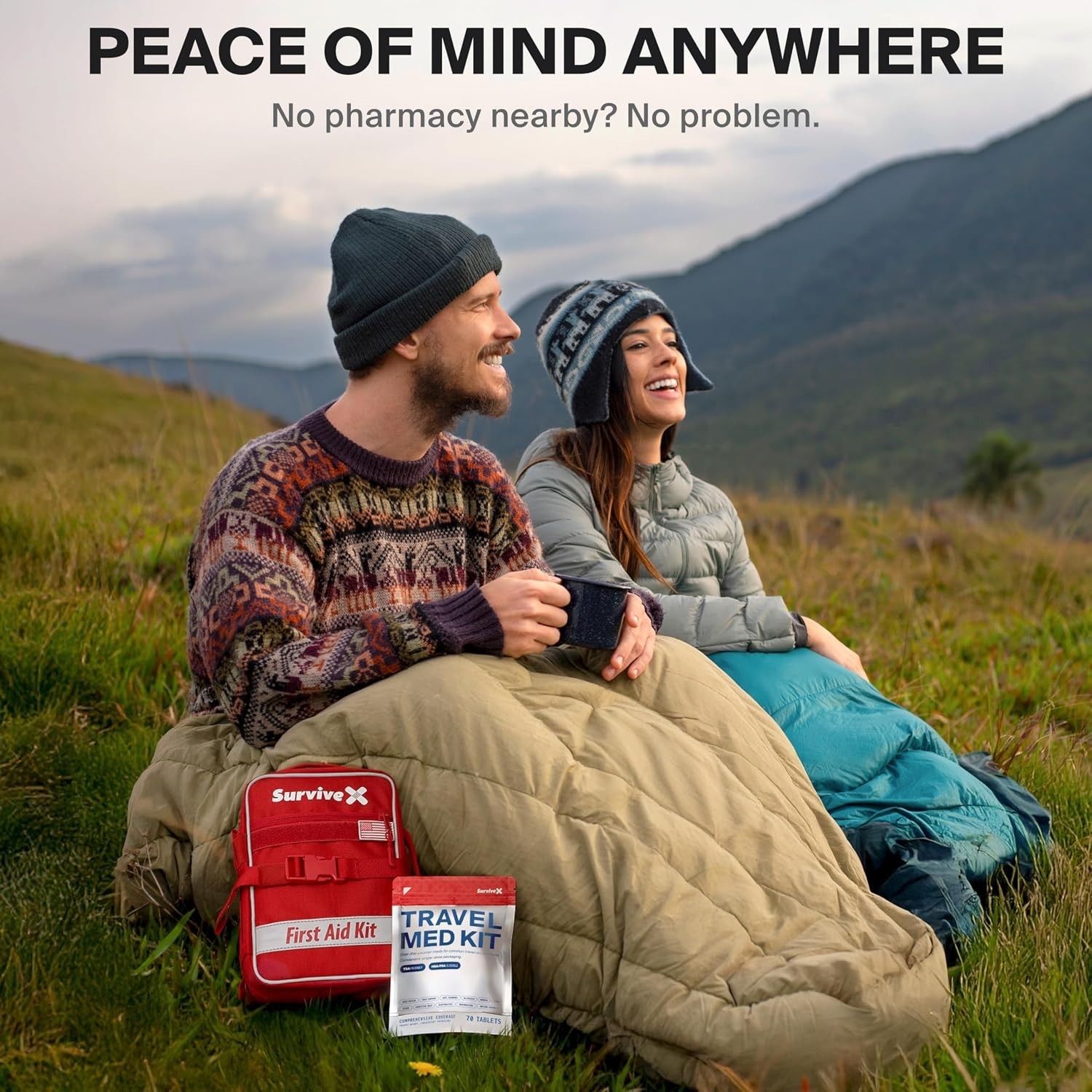 – Compact TSA-Approved Medication Pack for Travel, Camping, Cruises – Include…