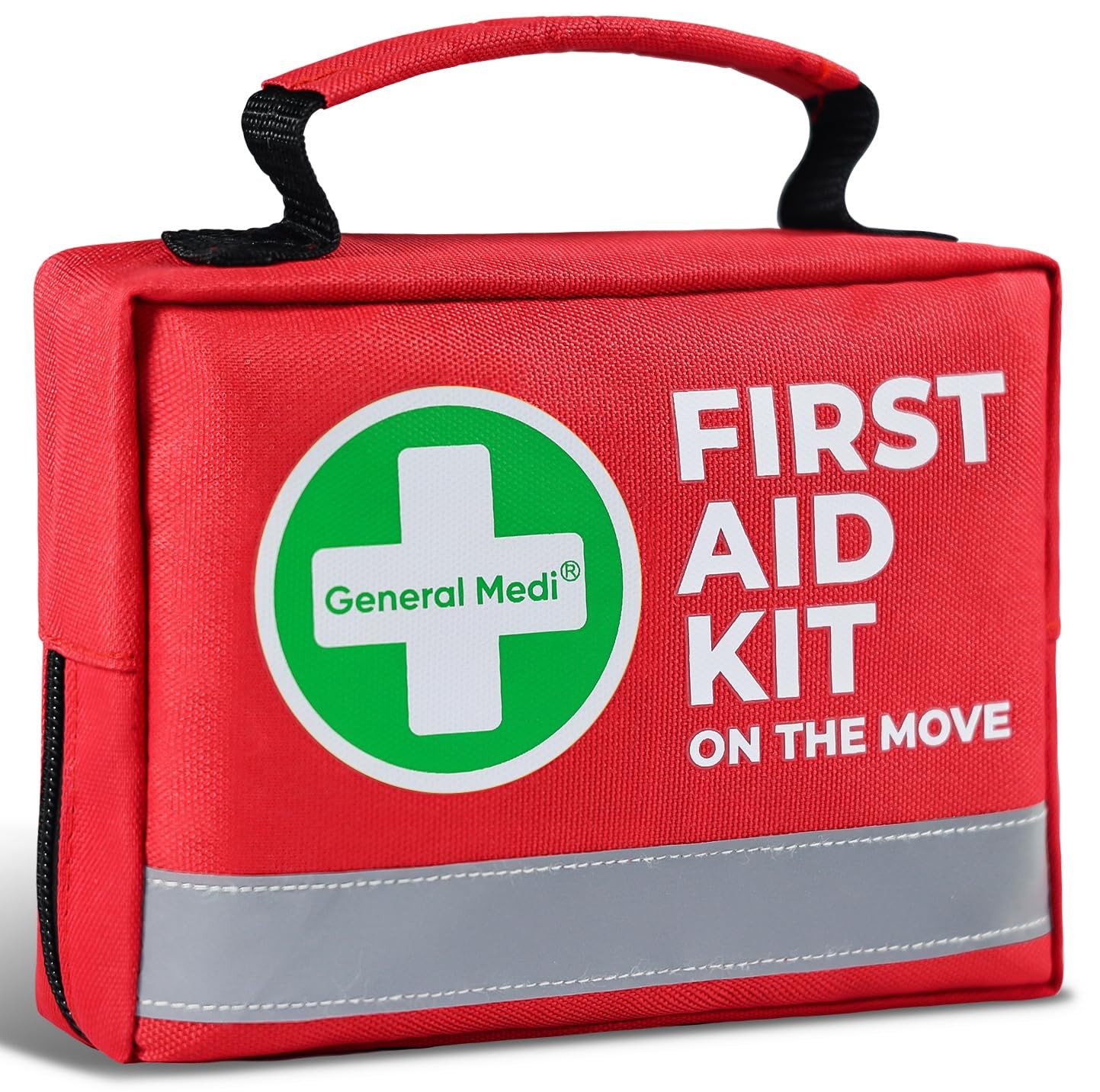 General Medi First Aid Kit – 150 Pieces Small Compact 150Pieces, Red