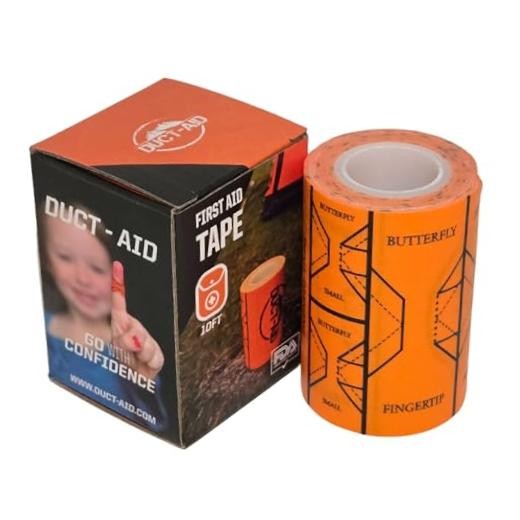 Compact First Aid Kit, Medical Grade Adhesive, 10 Feet of Medical Tape 1