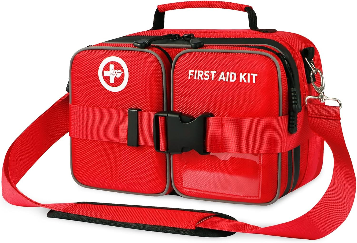 Premium 516 Piece First Aid Kit for Car, FSA Eligible HSA Store Waterproof Compa