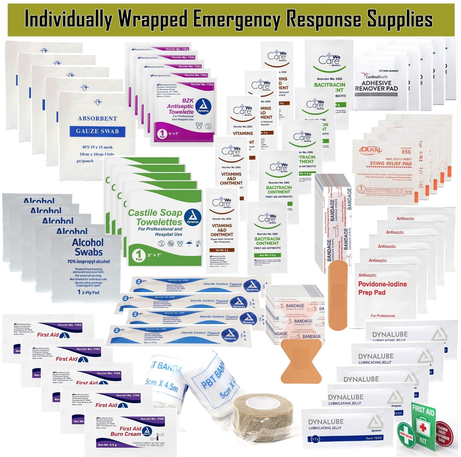 First Aid Kit Medical Ointments – Medical Bag Refill Kit – IFAK Medical Supplies