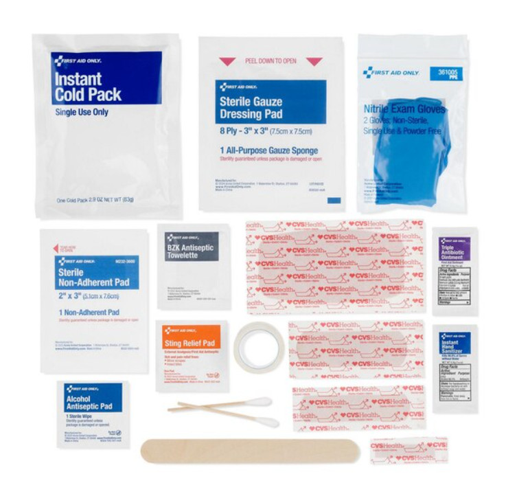 CVS Everyday First Aid Kit, 90 Pieces
