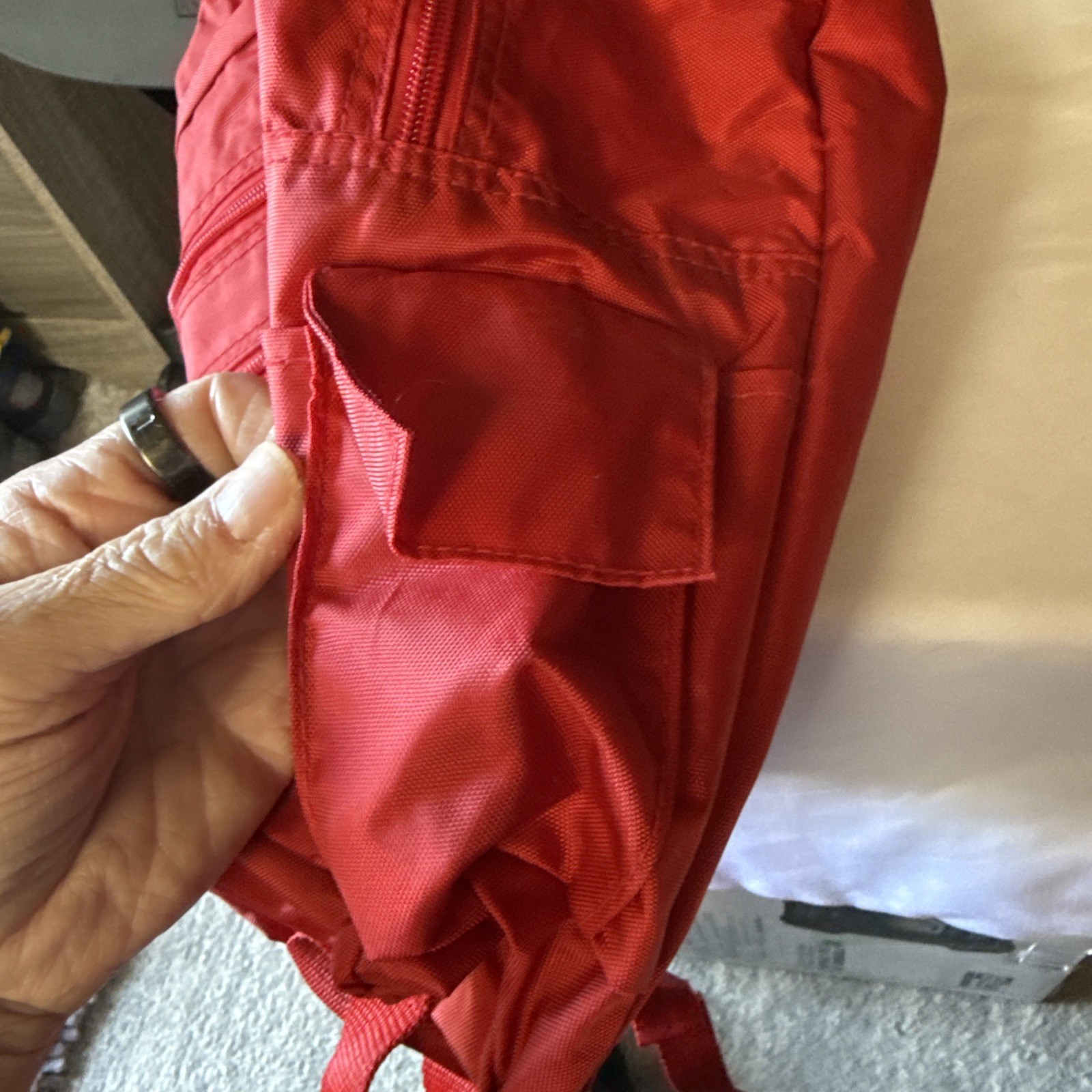 American Red Cross Emergency Preparedness Kit Red Backpack Only excellent Condit