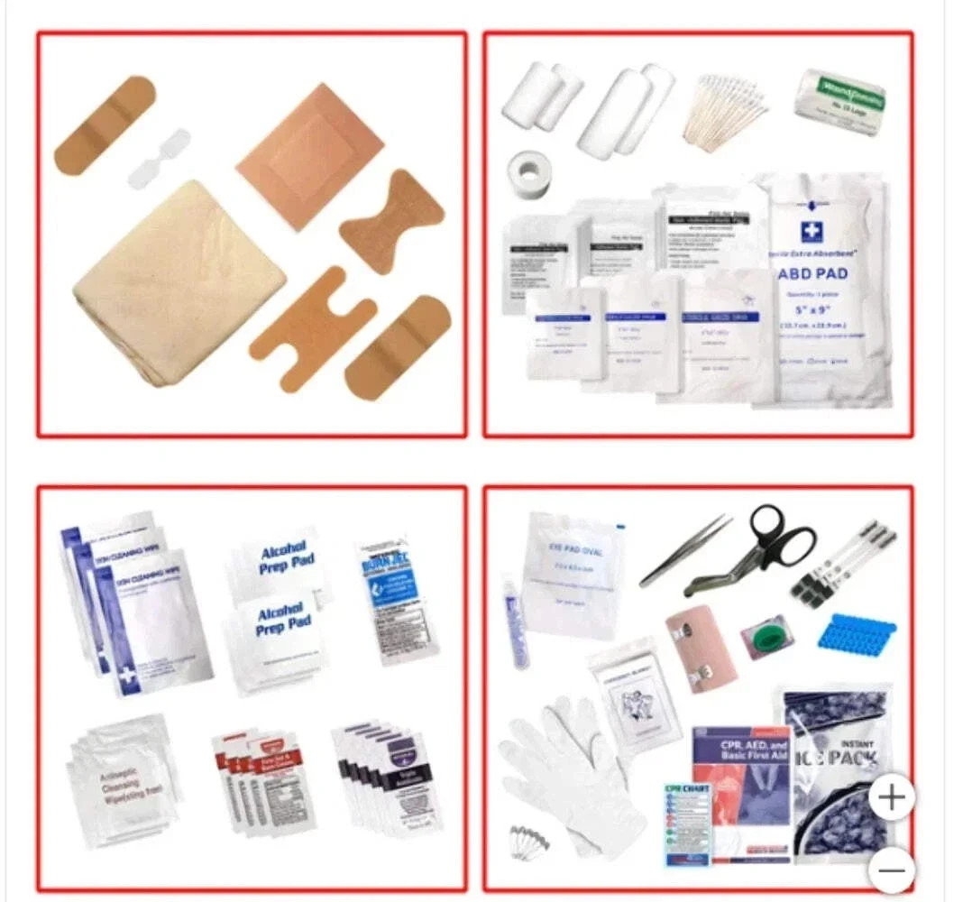 Ever-Ready First Aid Kit 217 Pieces Emergency Medical Supplies. NEW