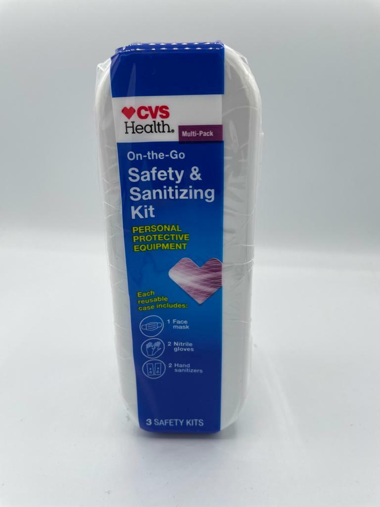 CVS Health On-The-Go Safety & Sanitizing Kit, 3 CT