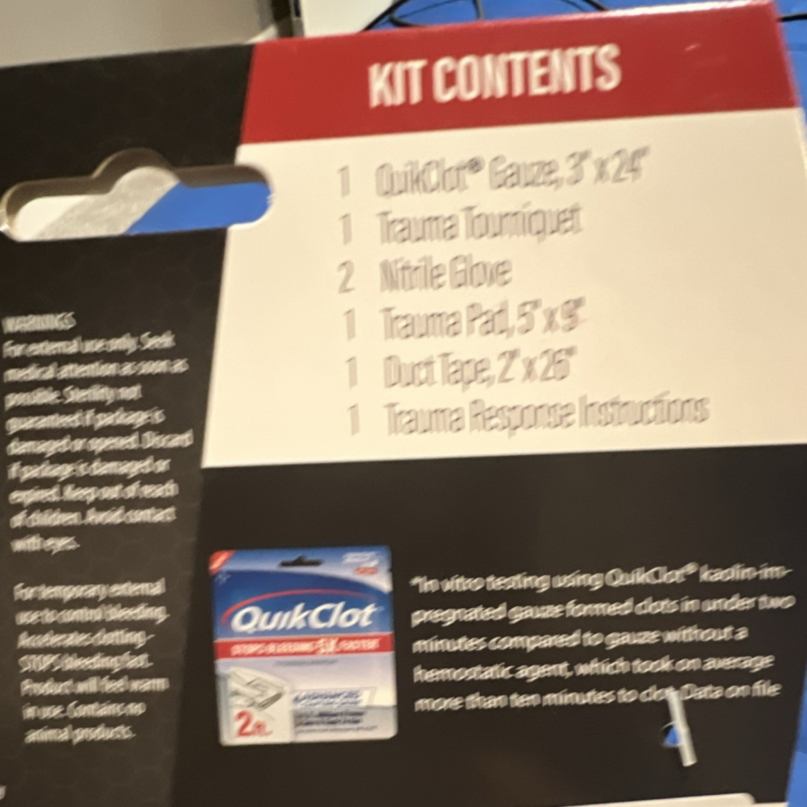 Adventure Medical Kits Trauma Pak Pro First Aid Set QuikClot Tourniquet