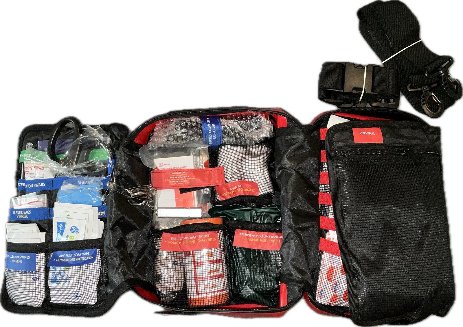 Waterproof First Aid Kit with Well Organized Labelled Compartments, First Aid –