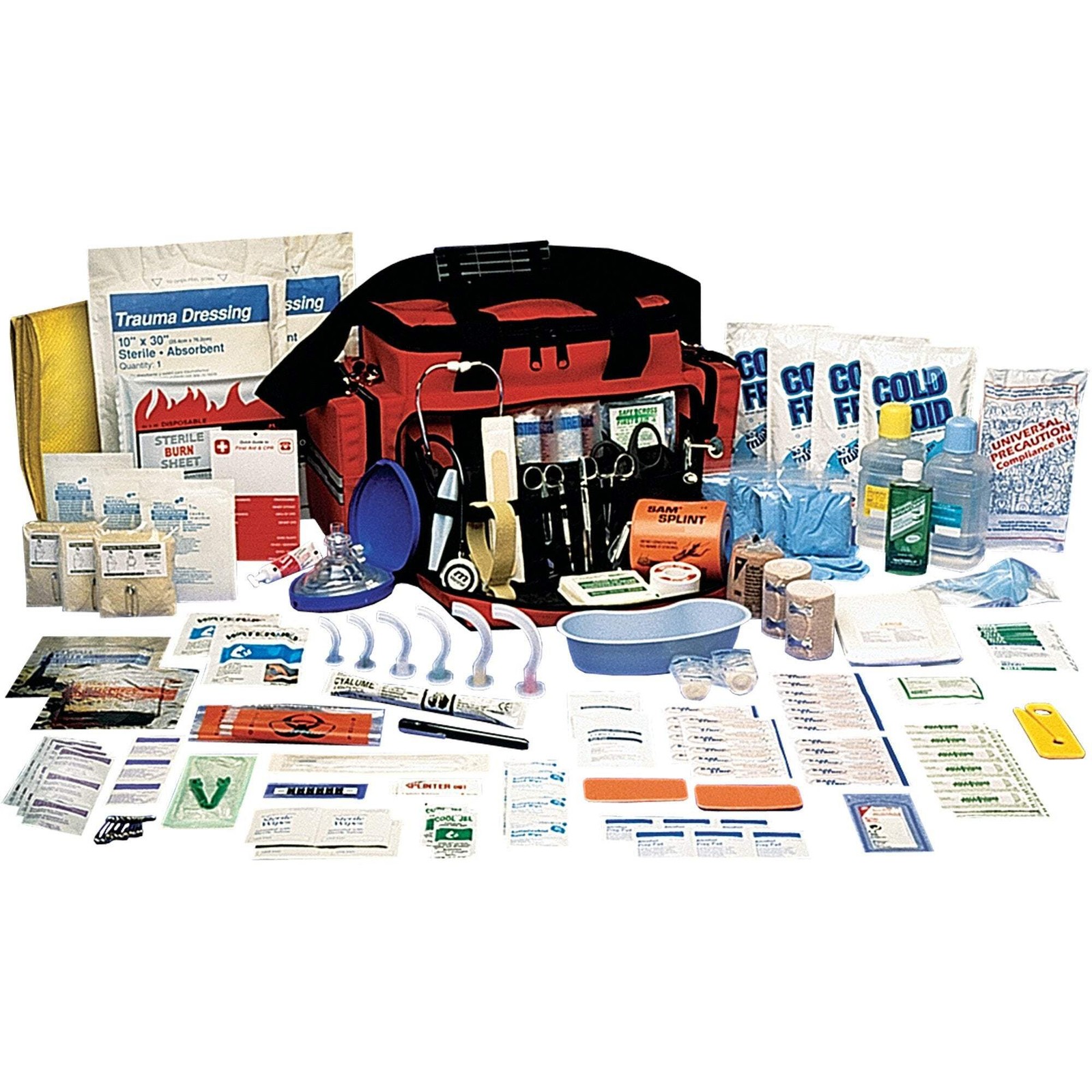 Canadian First Responder-Trauma and Crisis Deluxe First Aid Bag-Kit Stocked