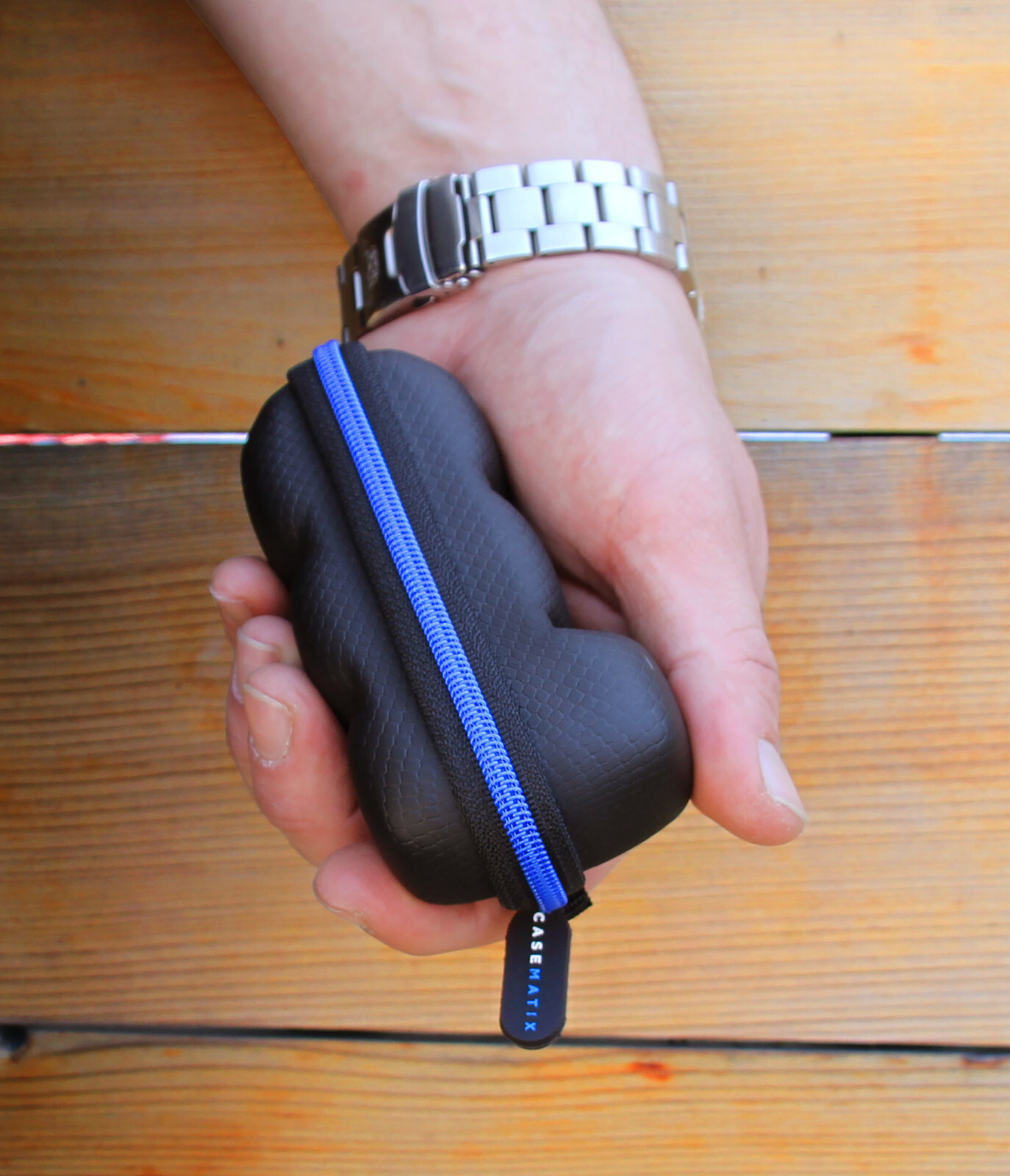 CM Black Asthma Inhaler Travel Case, Does Not Include Inhaler Medicine