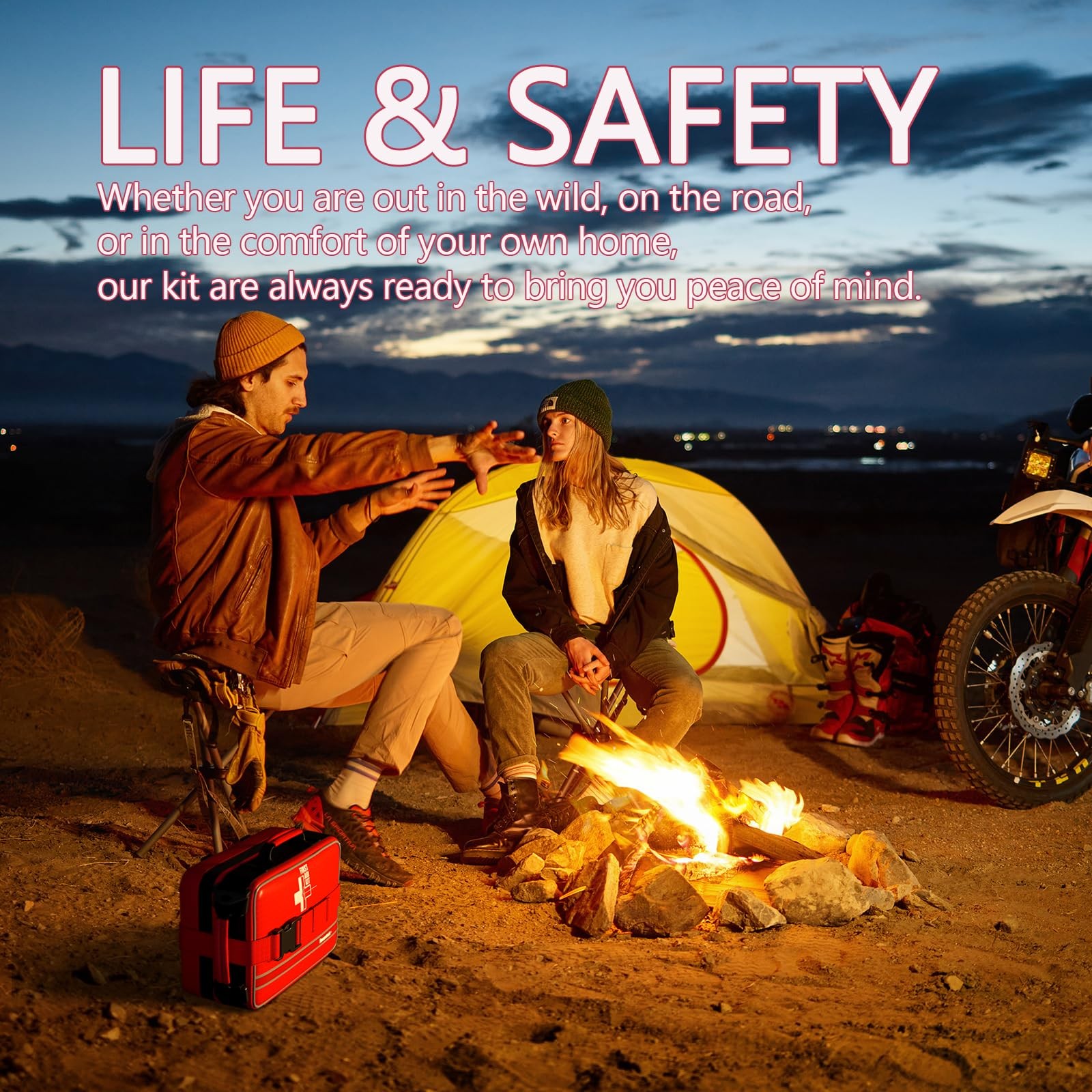 Comprehensive First aid Kits, First Aid Trauma Kit with Labelled Compartments…