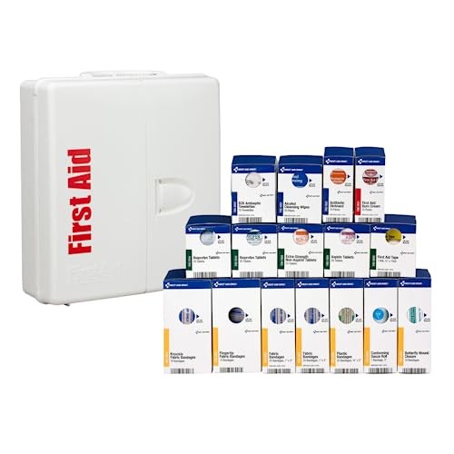 First Aid Only 1000-FAE-0103 SmartCompliance 50-Person OSHA 245 Pieces, White