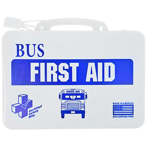 Wisconsin Bus First-Aid Kit 16 Unit W/Plastic Case