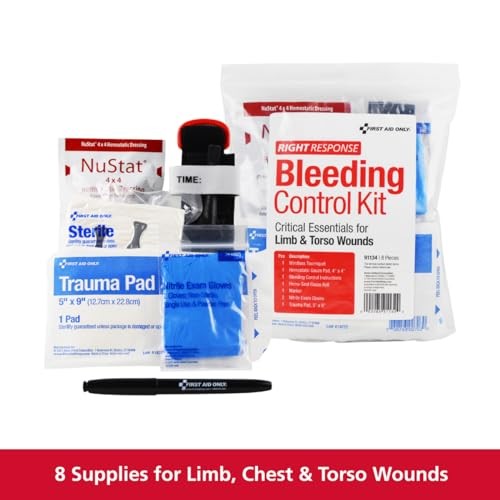 Bleeding Control Kit With Tourniquet Portable First Aid Emergency Essential