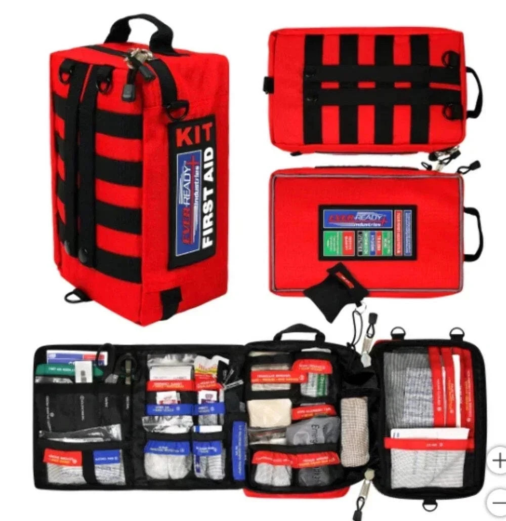 Ever-Ready First Aid Kit 217 Pieces Emergency Medical Supplies. NEW