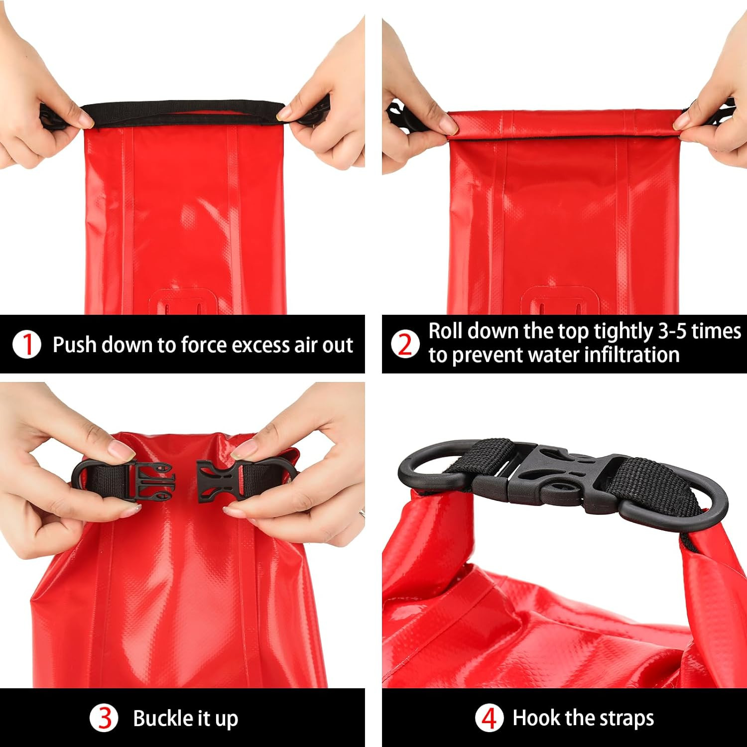 Waterproof First Aid Kit Roll Top Boat Emergency Kit with Waterproof Content